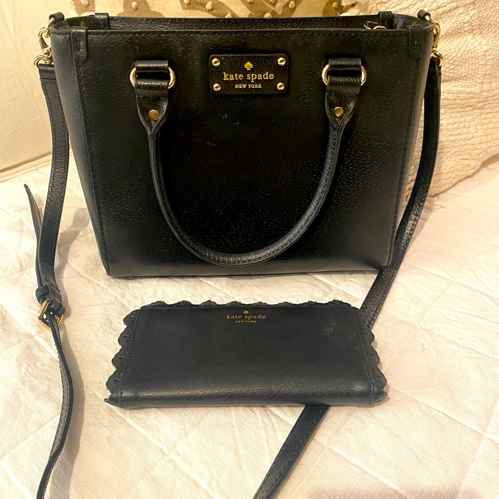 Kate Spade Small Crossbody Bag & Matching Wallet